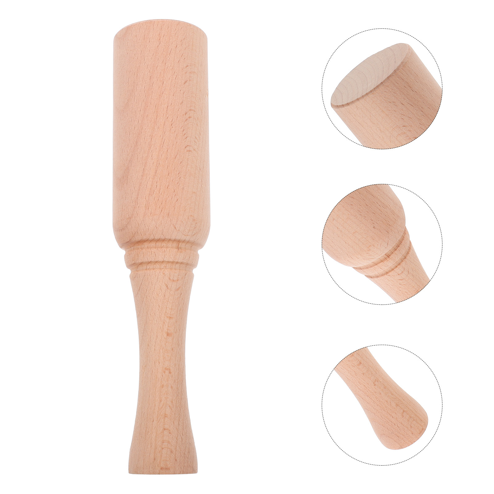 Leatherwork Mallet - Leathercraft Wooden Hammer Beech Wood Mallet