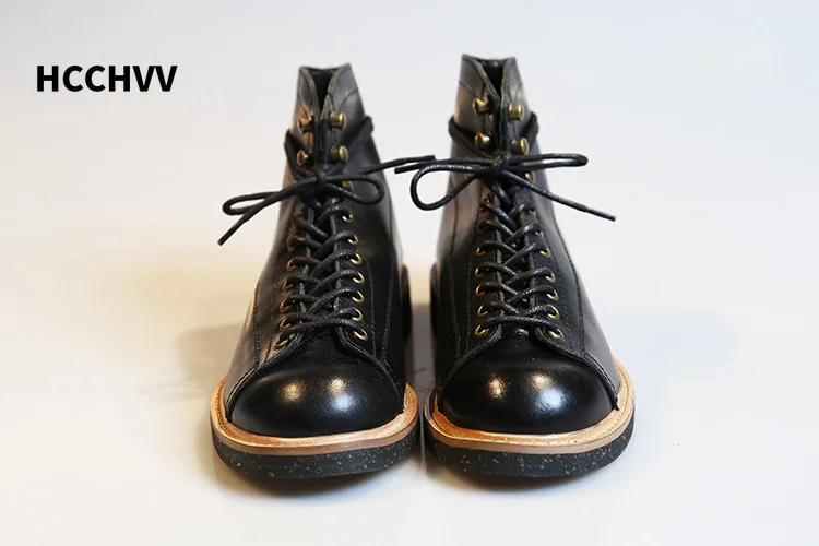 Men's Round Head Locomotive Wo - Leather Work Women Shoes review and price