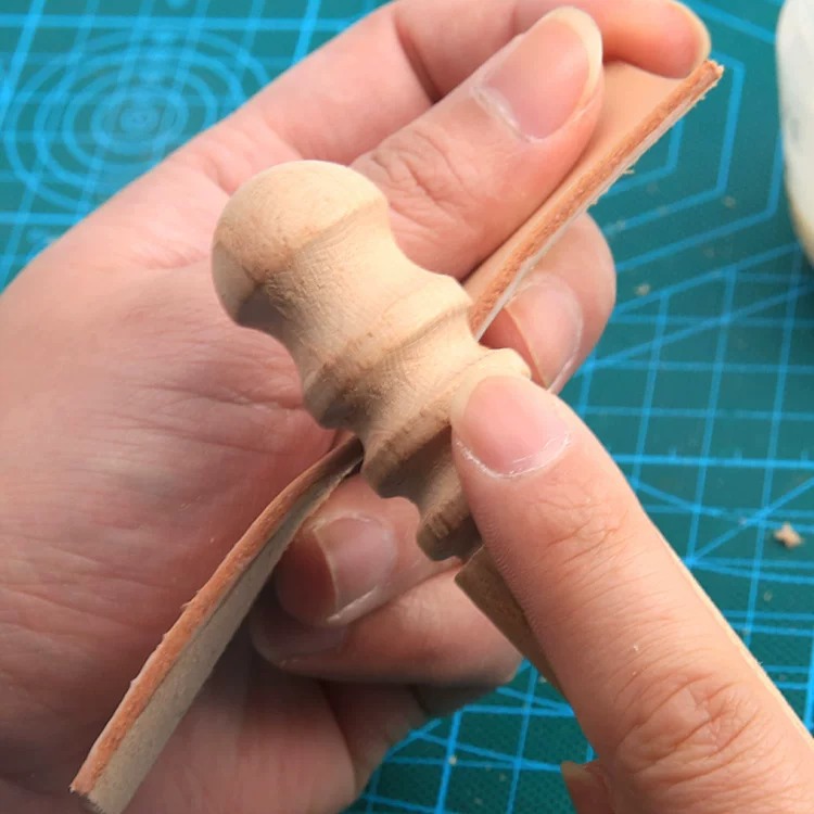 Wooden Leather Edge Burnisher  - Leather Edge Beveler review and price