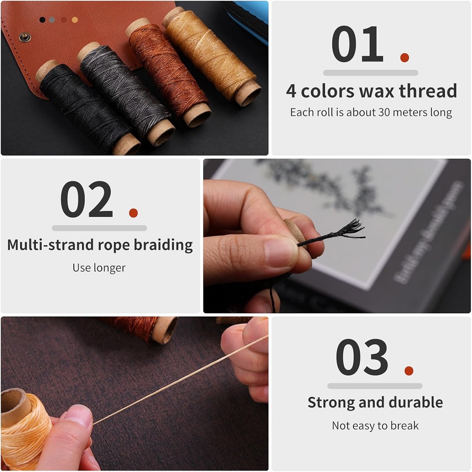 BUDDUR Leather Sewing Tools Ki - Leatherwork Kit review and price
