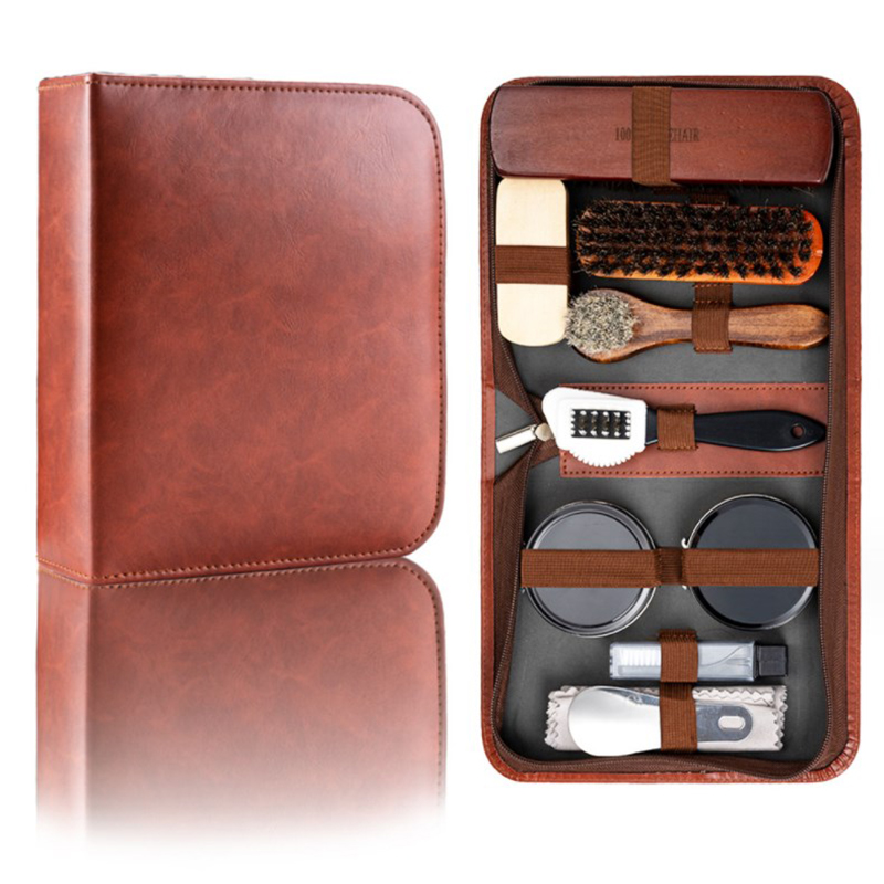 HorseHair Shoe Brush Set Leath - Leatherwork Kit review and price