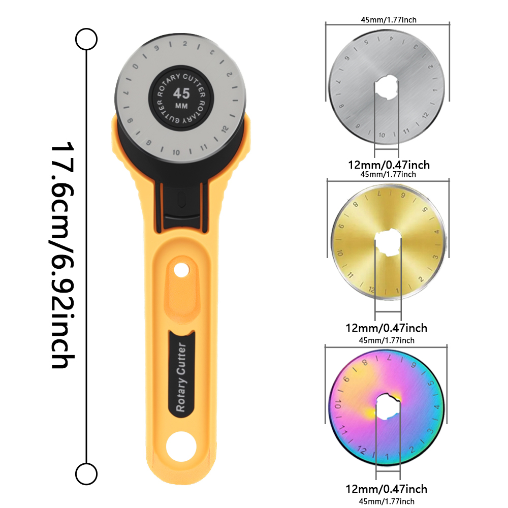 45mm Rotary Fabric Cutter Leat - Leatherwork Accessories review and price