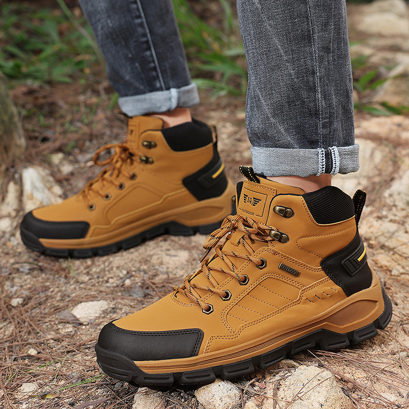 New Autumn Men's Boots Fashion - Leather Work Boots review and price