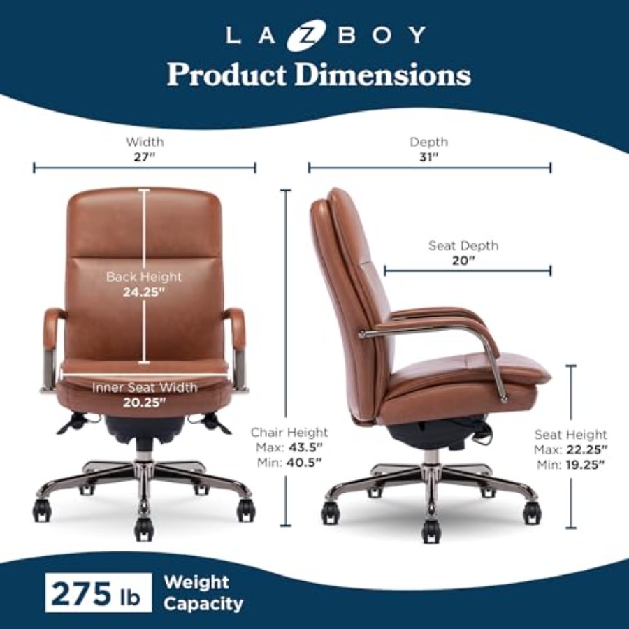 Ergonomic executive office cha - Upholstery Leather Work review and price