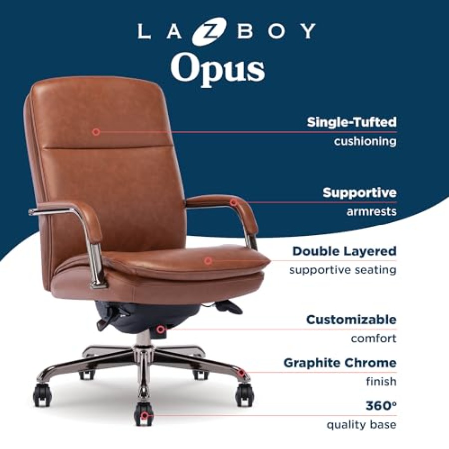 Ergonomic executive office cha - Upholstery Leather Work review and price