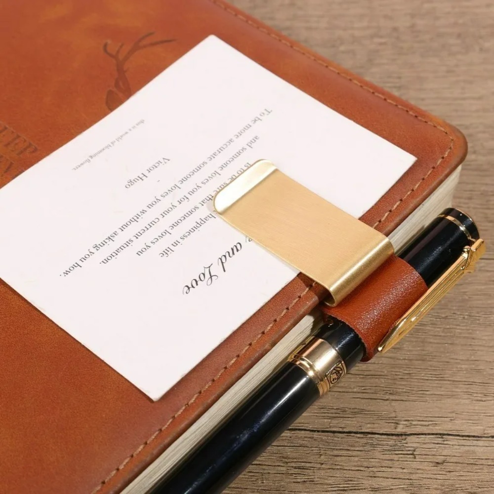 Handmade Leather Brass Stainle - Leather Work Notebook review and price