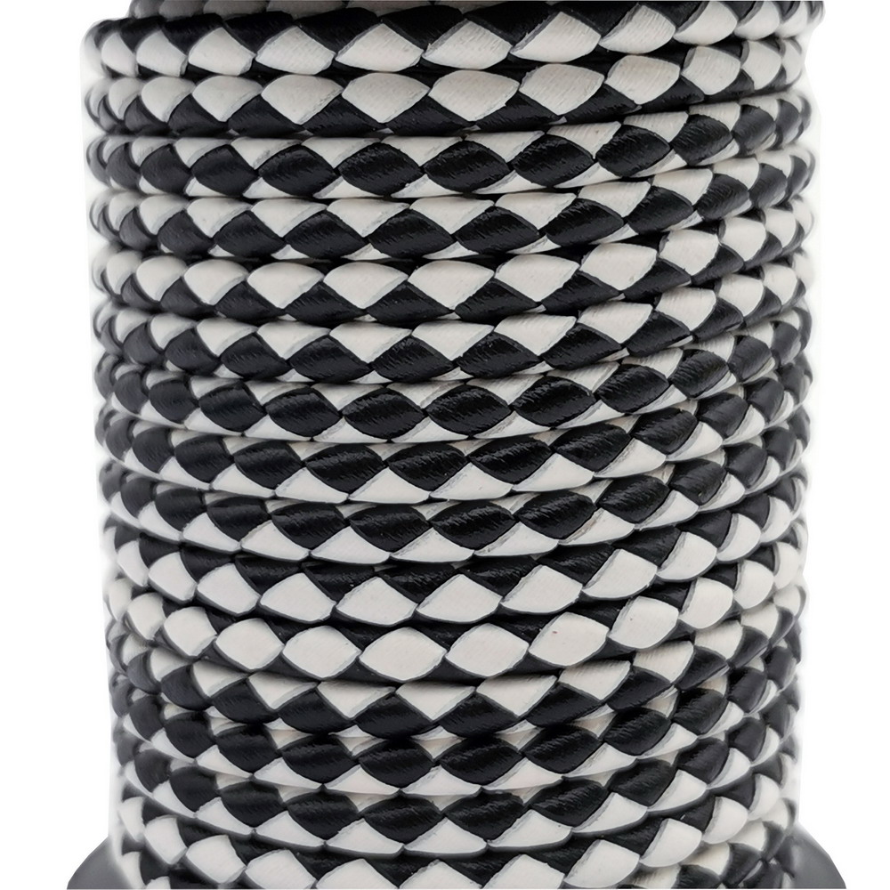 Aaazee 2 Yards 4mm Round Black - Leatherwork Jewelry review and price