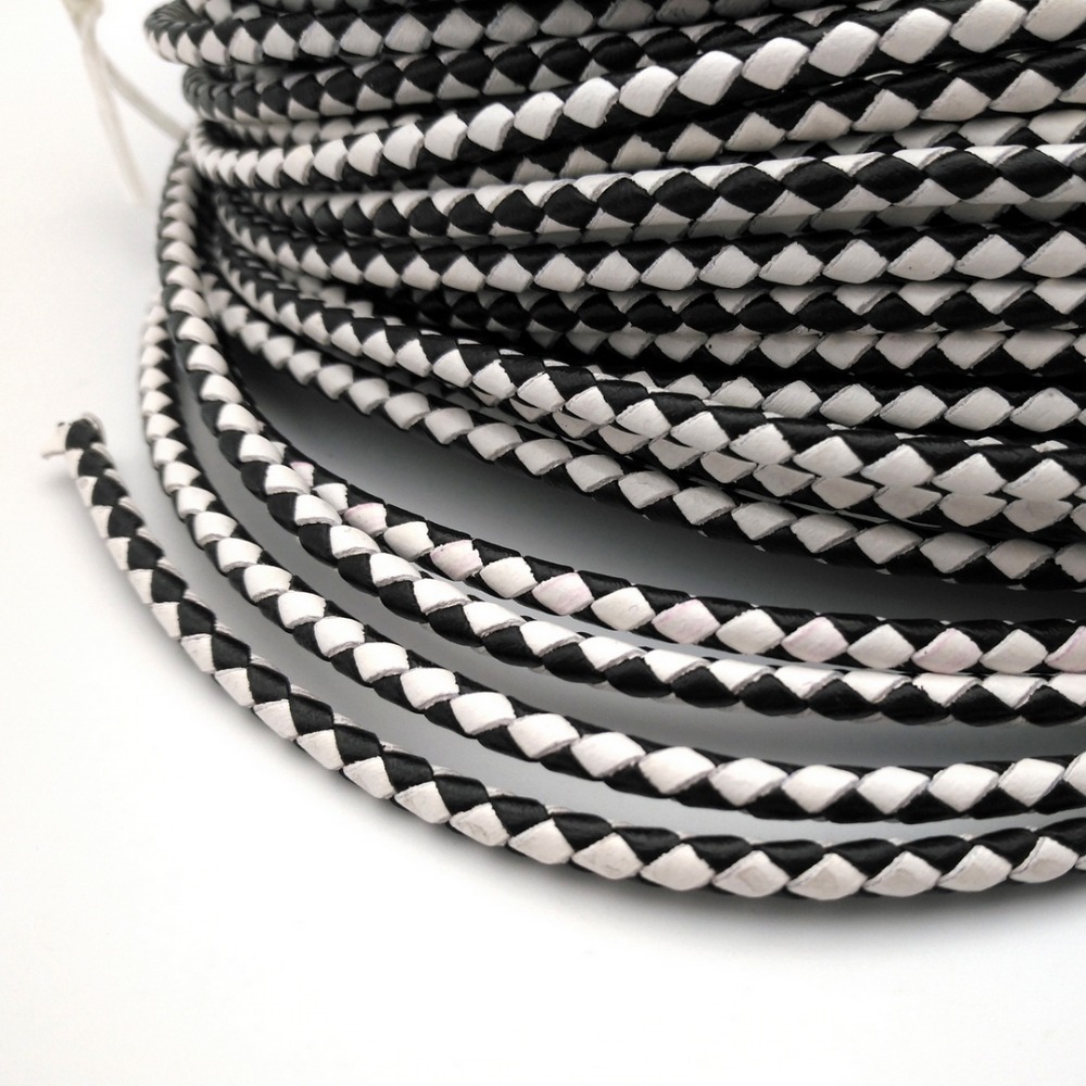 Aaazee 2 Yards 4mm Round Black - Leatherwork Jewelry review and price