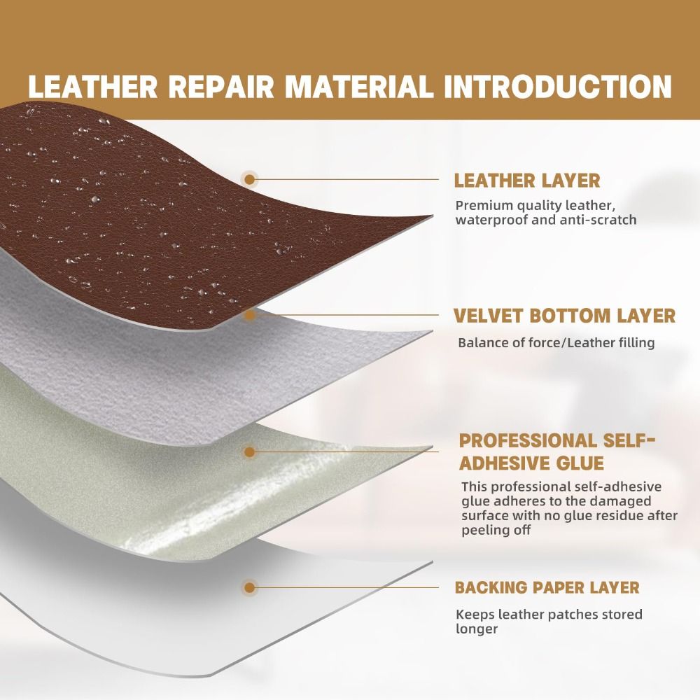 Self Adhesive Leather Repair P - Leatherwork Kit review and price