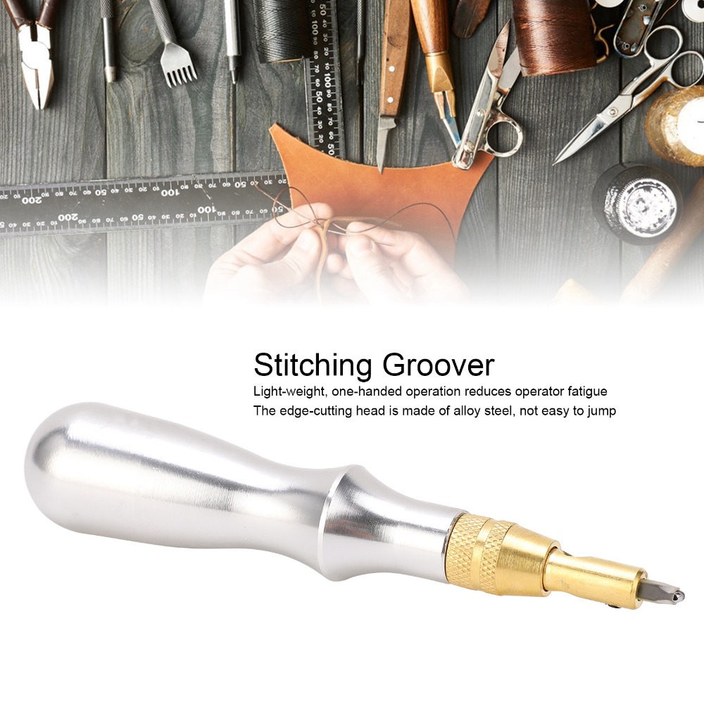 7pcs Aluminum Handle Stitching - Leather Edge Beveler review and price