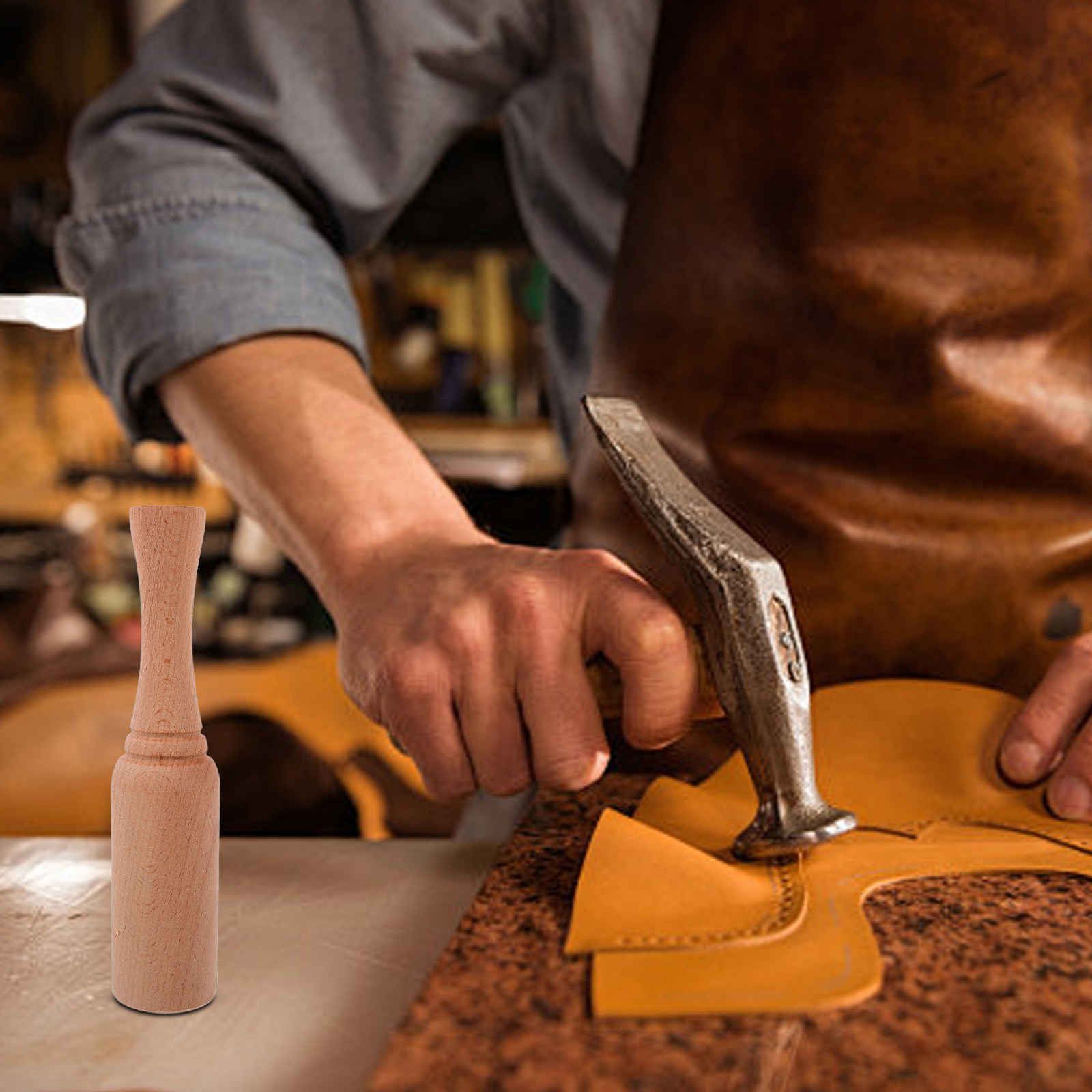 Leathercraft Wooden Hammer Bee - Leatherwork Mallet review and price