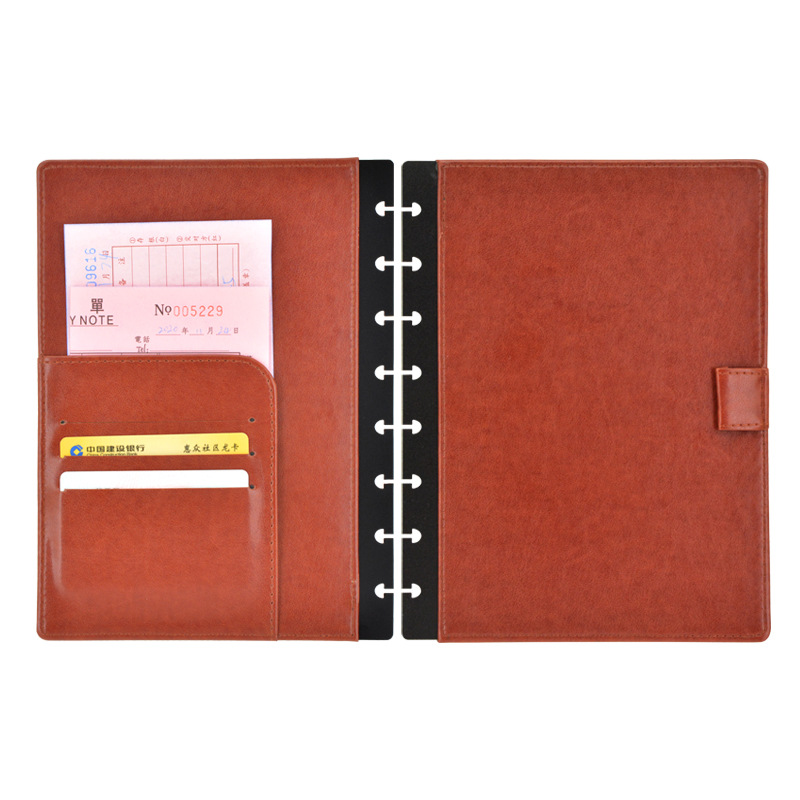 Loose-leaf Leather Cover Mushr - Leather Work Notebook review and price