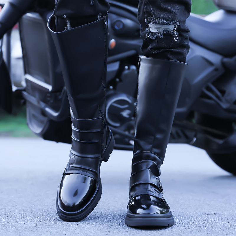 2026 New Men‘s Motorcycle Boot - Leather Work Boots review and price
