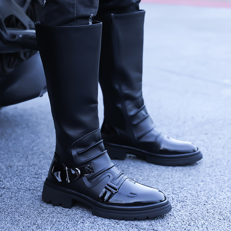 2026 New Men‘s Motorcycle Boot - Leather Work Boots review and price