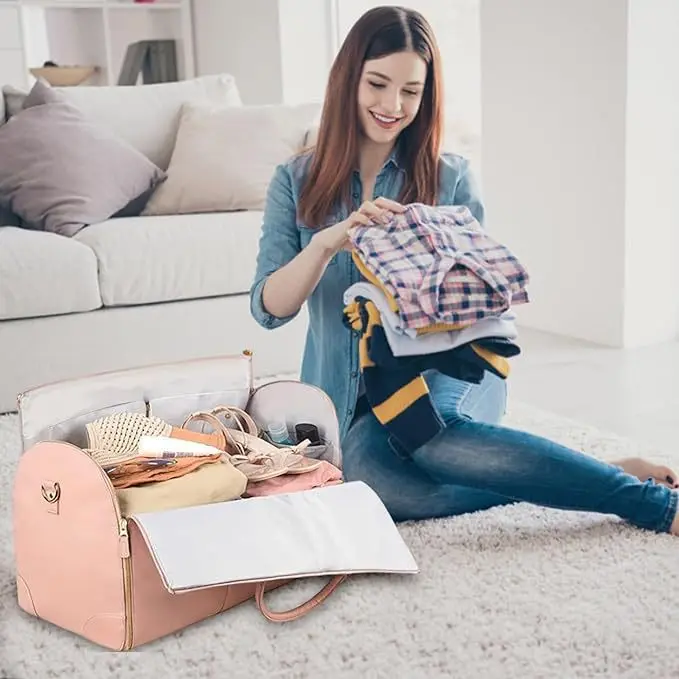 2025 New Women's Waterproof We - Leather Work Duffle review and price