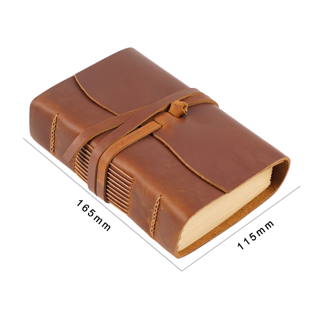 Handmade Leather Notebook Brow - Leather Work Notebook review and price